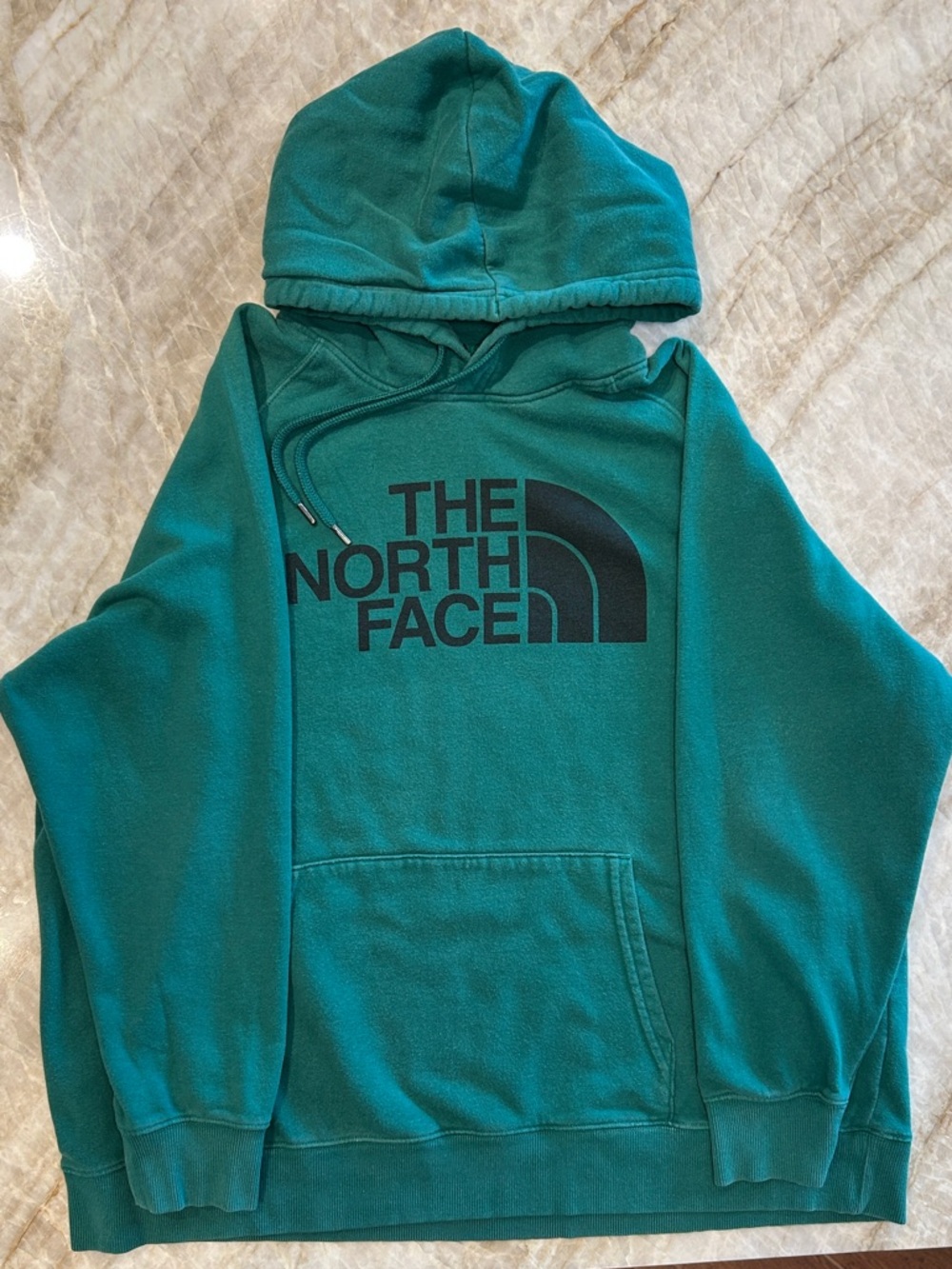 The North Face Women’s Green Hoodie XXL EUC Outdoor Sweatshirt